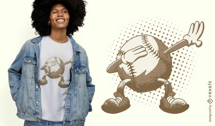 Baseball dabbing funny t-shirt design