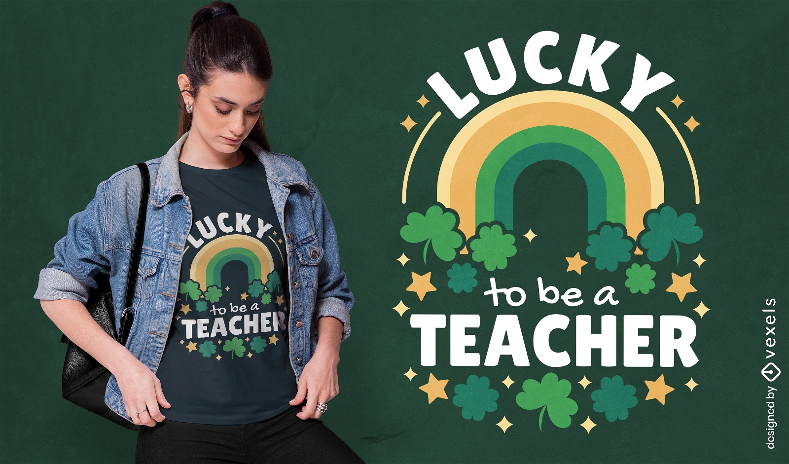Gl?cklich, ein Lehrer-T-Shirt-Design zu sein