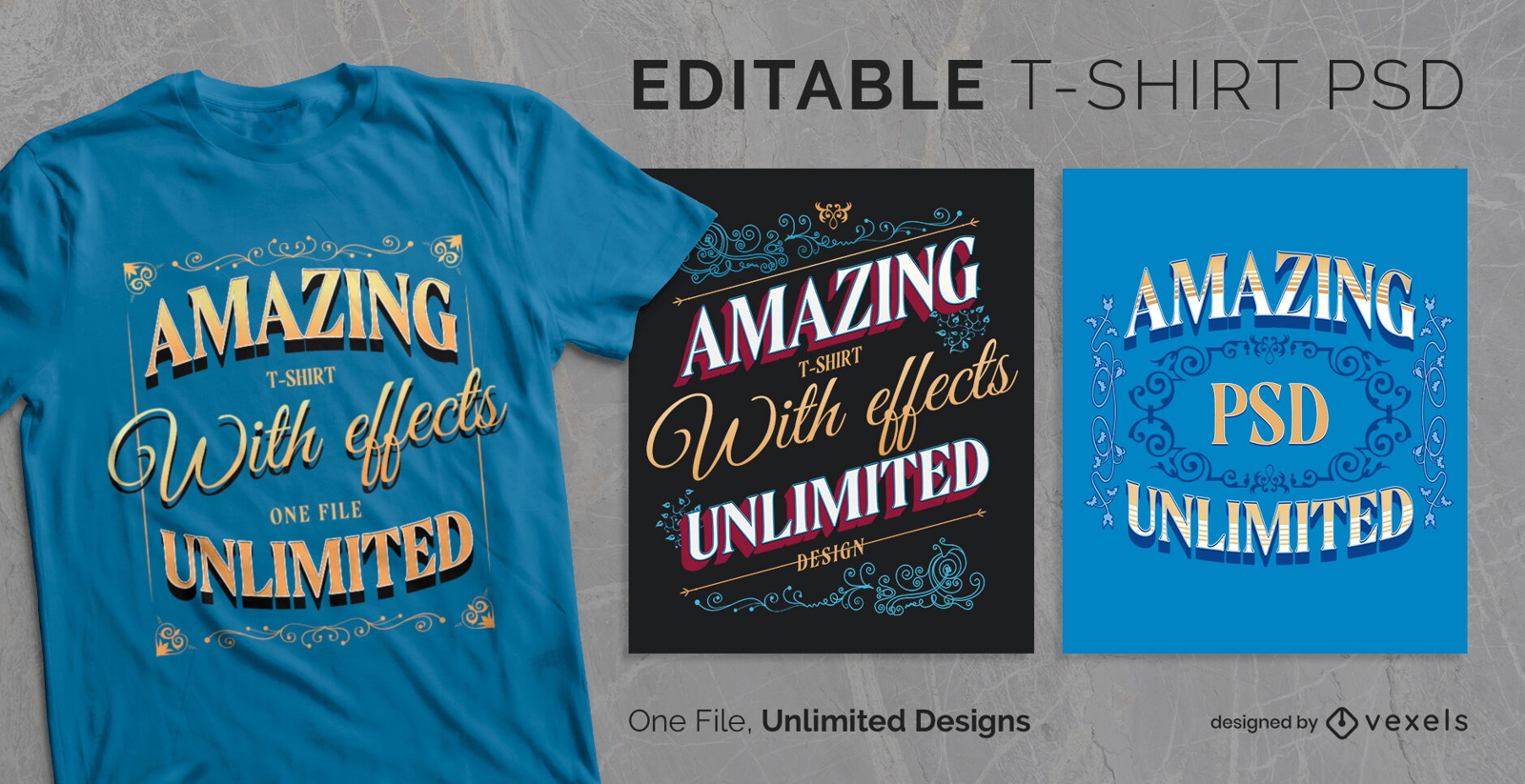 Vintage quotes scalable t-shirt psd
