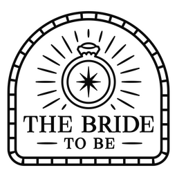 The Bride To Be Logo PNG & SVG Design For T-Shirts