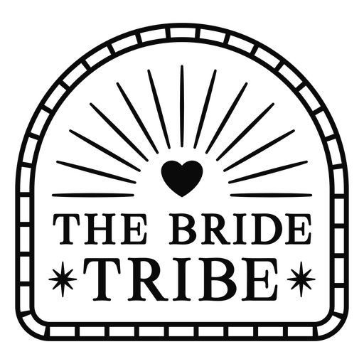 Das Stammesabzeichen der Braut PNG-Design