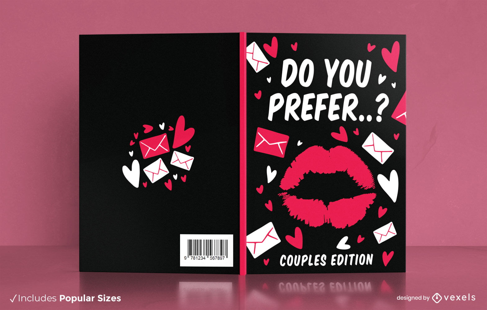Couples game book cover design KDP