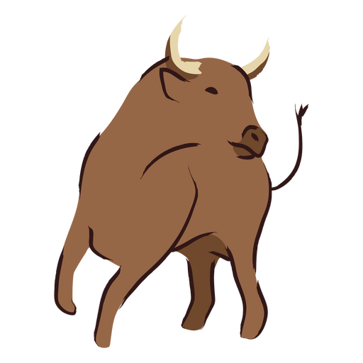 Bull steht PNG-Design