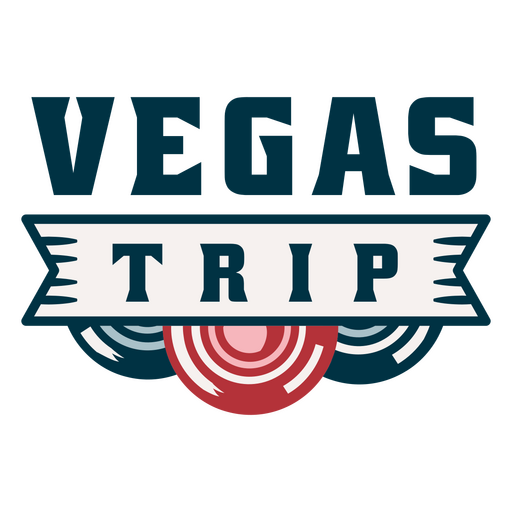 Zitat einer Vegas-Reise PNG-Design
