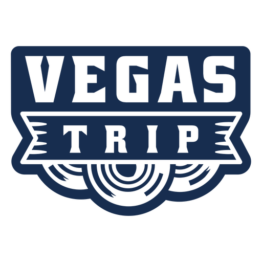 Vegas trip badge PNG Design