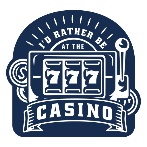 I'd rather be at the casino PNG Design