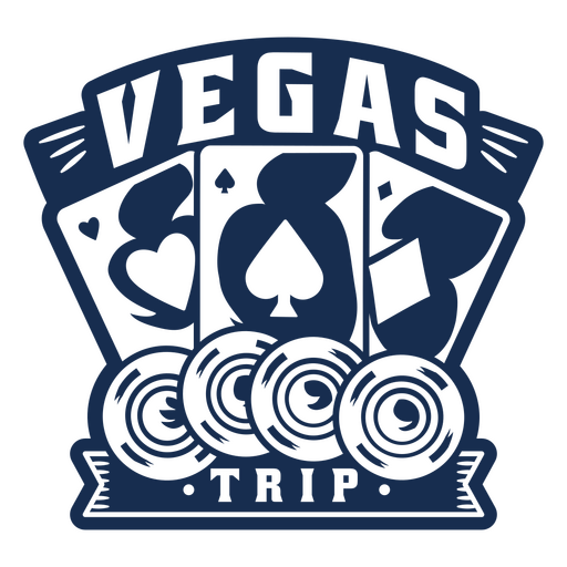 The vegas trip badge PNG Design