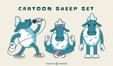 Premium Vector  Cute sheep character. prints on t-shirts