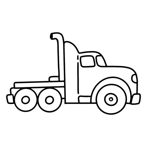 Ícone simples de caminhão Desenho PNG