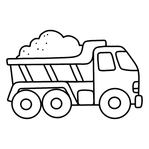 Dump truck icon PNG Design