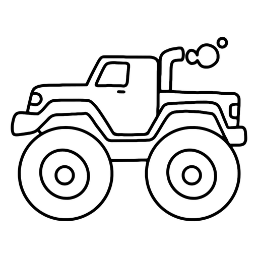 Monster-Truck-Schlag PNG-Design