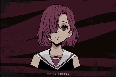 Anime Gewalt Vektor