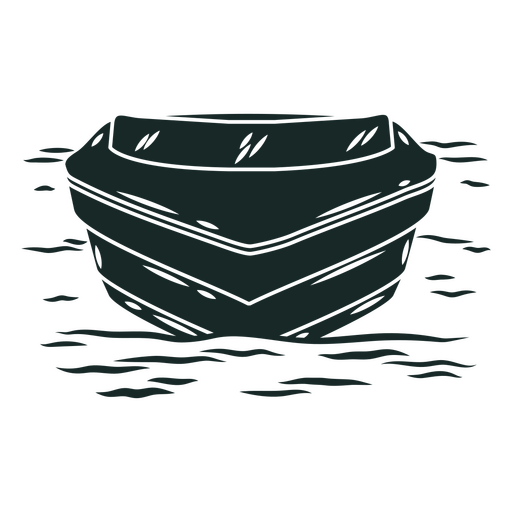Design de ilustração de barco elegante Desenho PNG