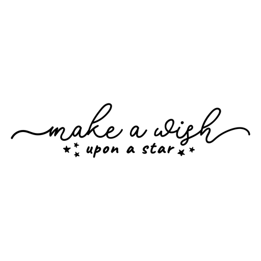 Design caprichoso para fazer um pedido em uma estrela Desenho PNG