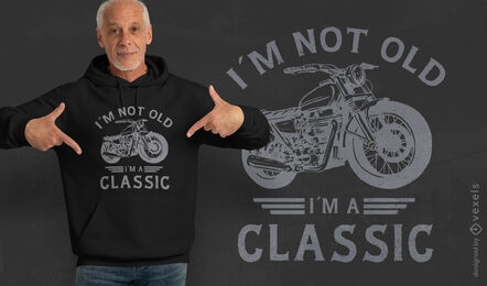 Vintage motorbike classic t-shirt design