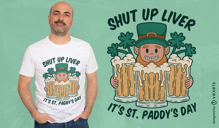 St Patrick's funny quote t-shirt design