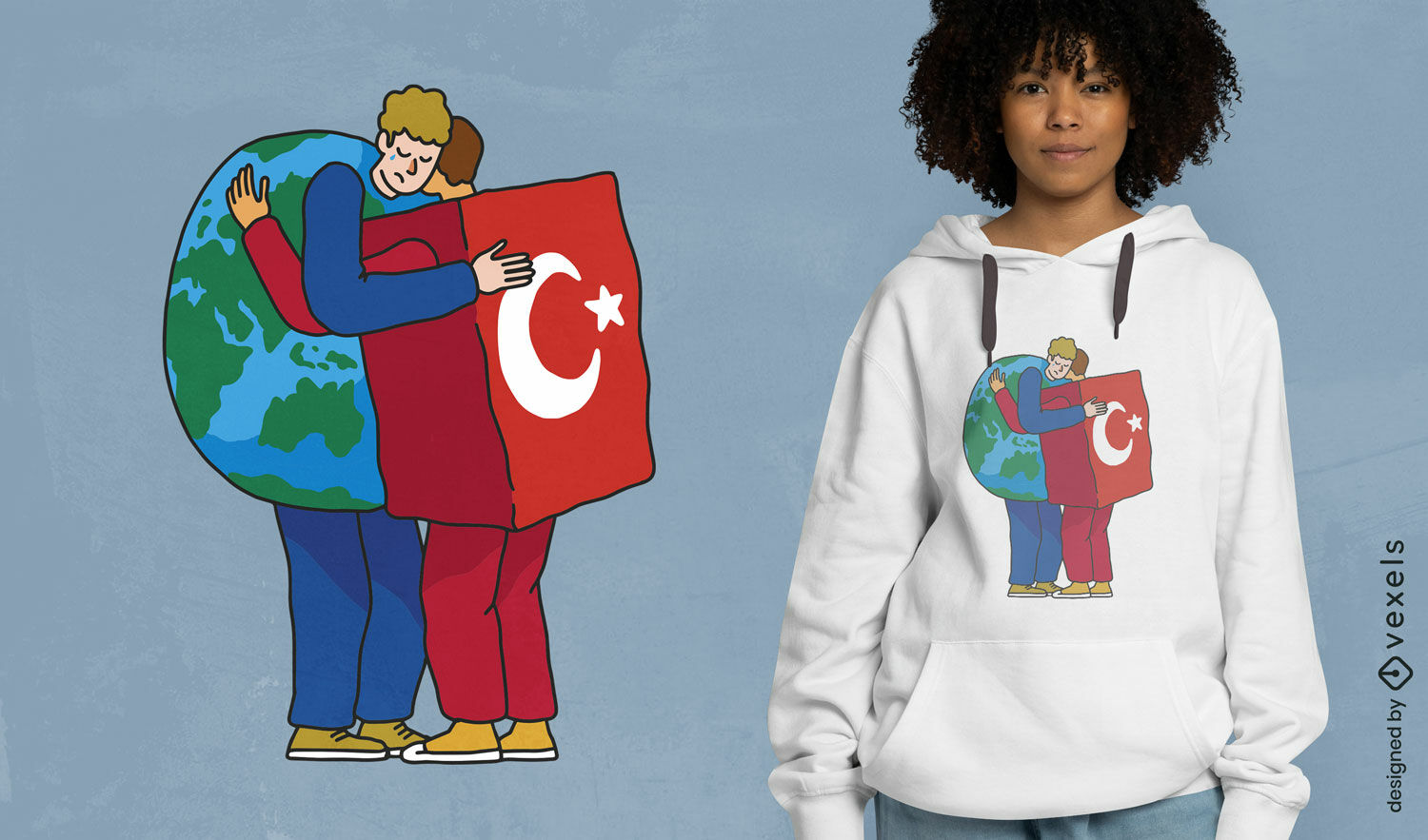 Mundo e Turquia abraçam design de camiseta