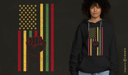Juneteenth african flag t-shirt design