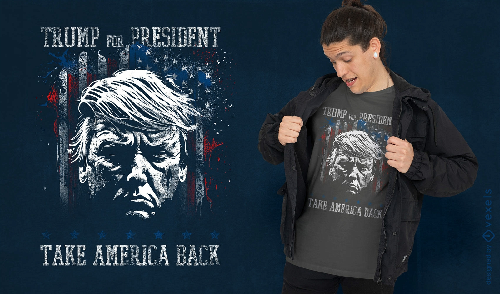 T-Shirt-Design f?r politische Kampagnen