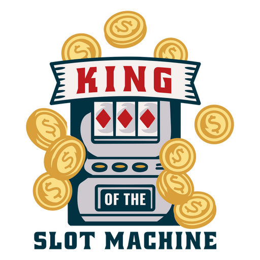 Logotipo del rey de la máquina. Diseño PNG