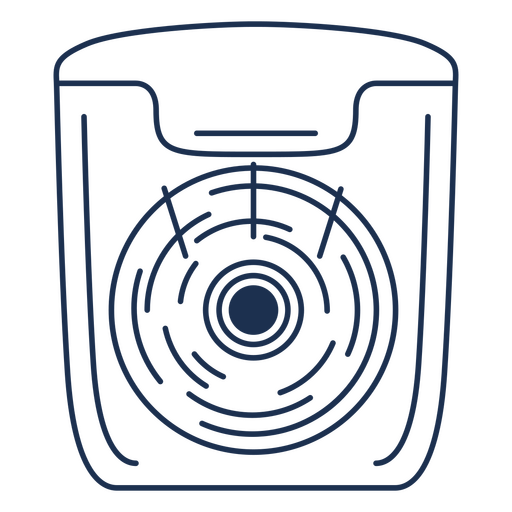 Icono azul de hilo dental Diseño PNG