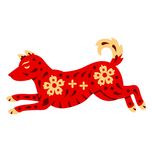 Vector de perro del zodiaco chino Diseño PNG