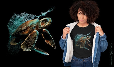 Sea turtle conservation t-shirt design