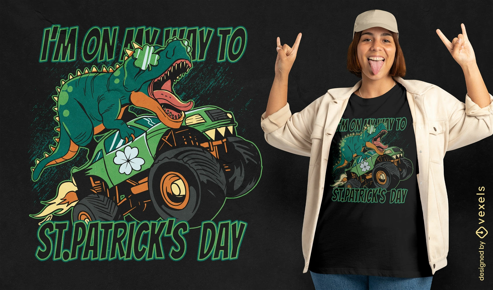 Ich bin auf dem Weg zum St. Patrick&#39;s Day-T-Shirt-Design
