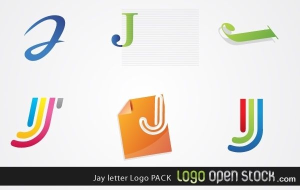 Jay Letter Logo Sammlung