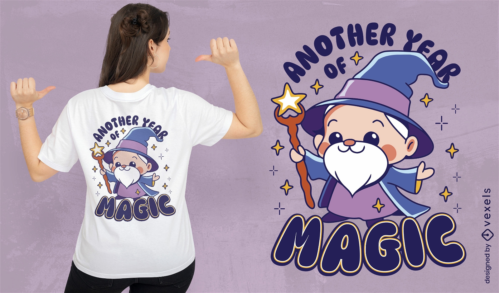 Mais um ano de design de camisetas mágicas