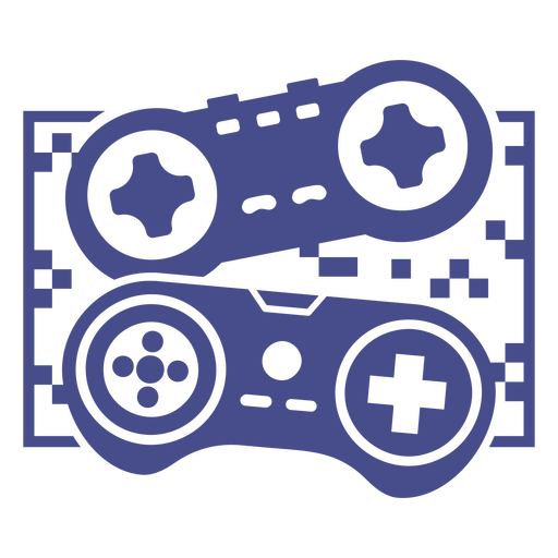 Retro video game controller graphic design PNG Design
