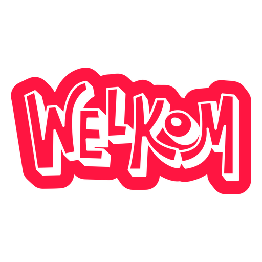 Logotipo de bienvenida Diseño PNG