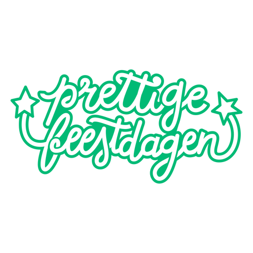 Design lúdico de saudação de feriado com estrelas Desenho PNG