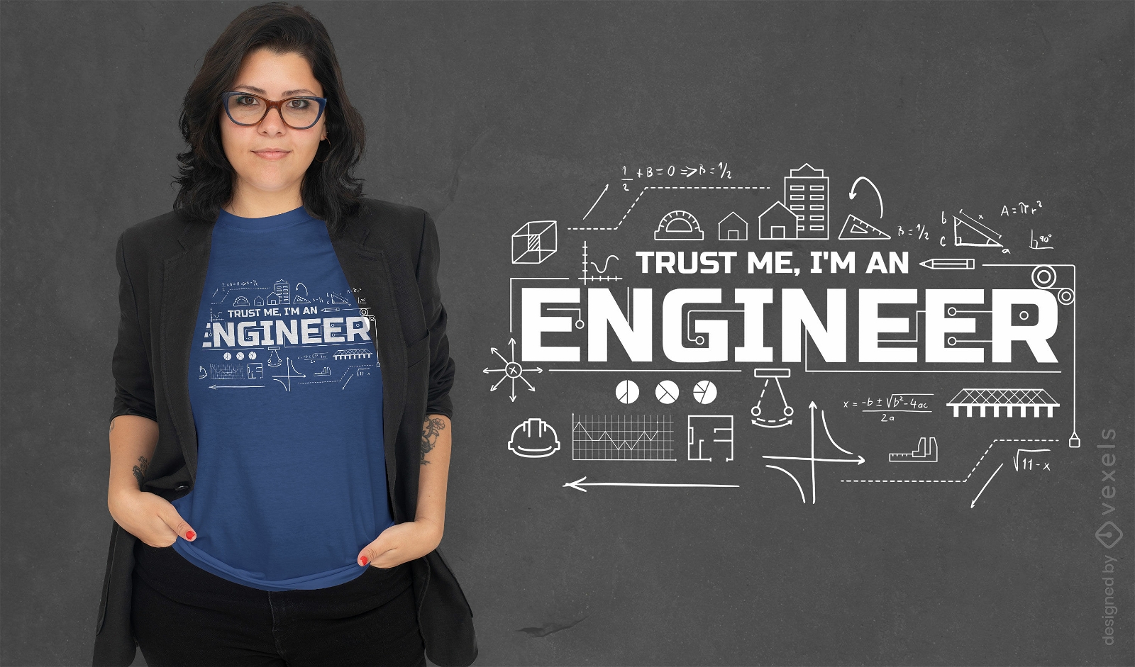 Vertrauen Sie mir, ich bin ein Ingenieur-T-Shirt-Designer