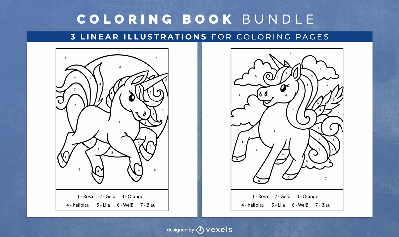 Libro para Colorear de Unicornios : Páginas para colorear para niñas  (Paperback) 