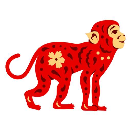 Chinese zodiac monkey png PNG Design