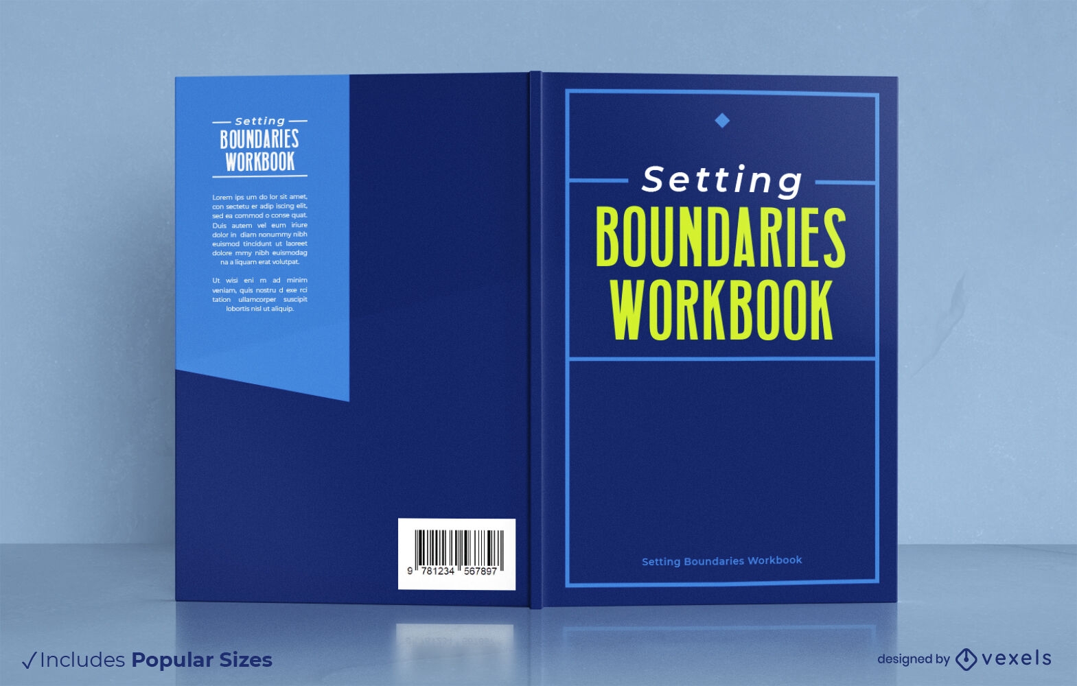Setting boundaries book cover design