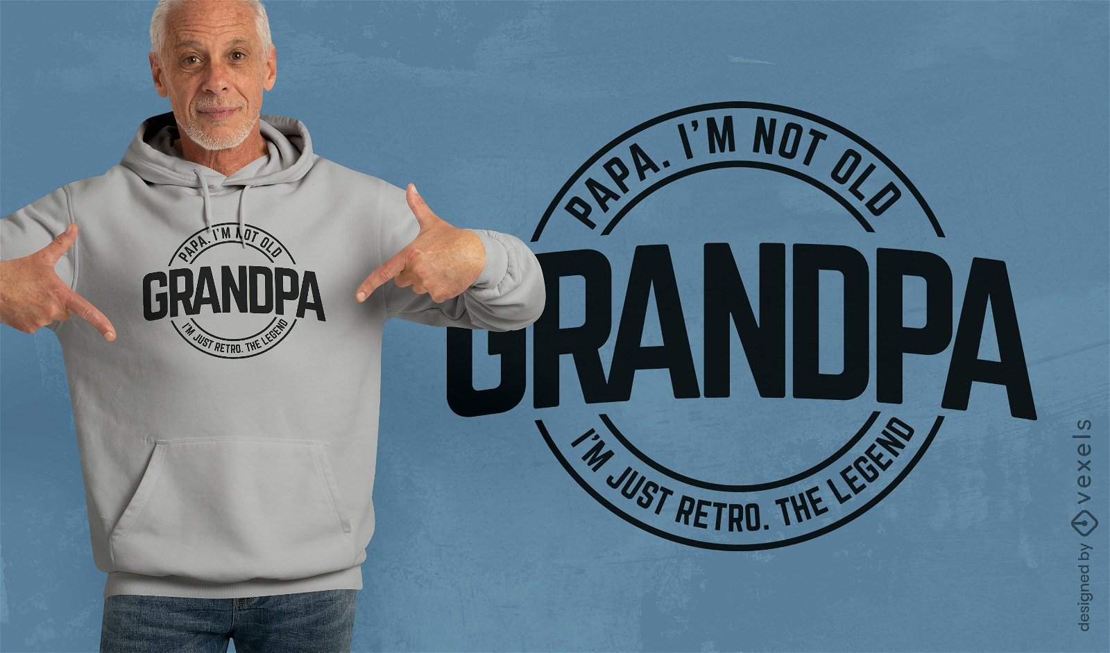 Funny grandpa quote t-shirt design