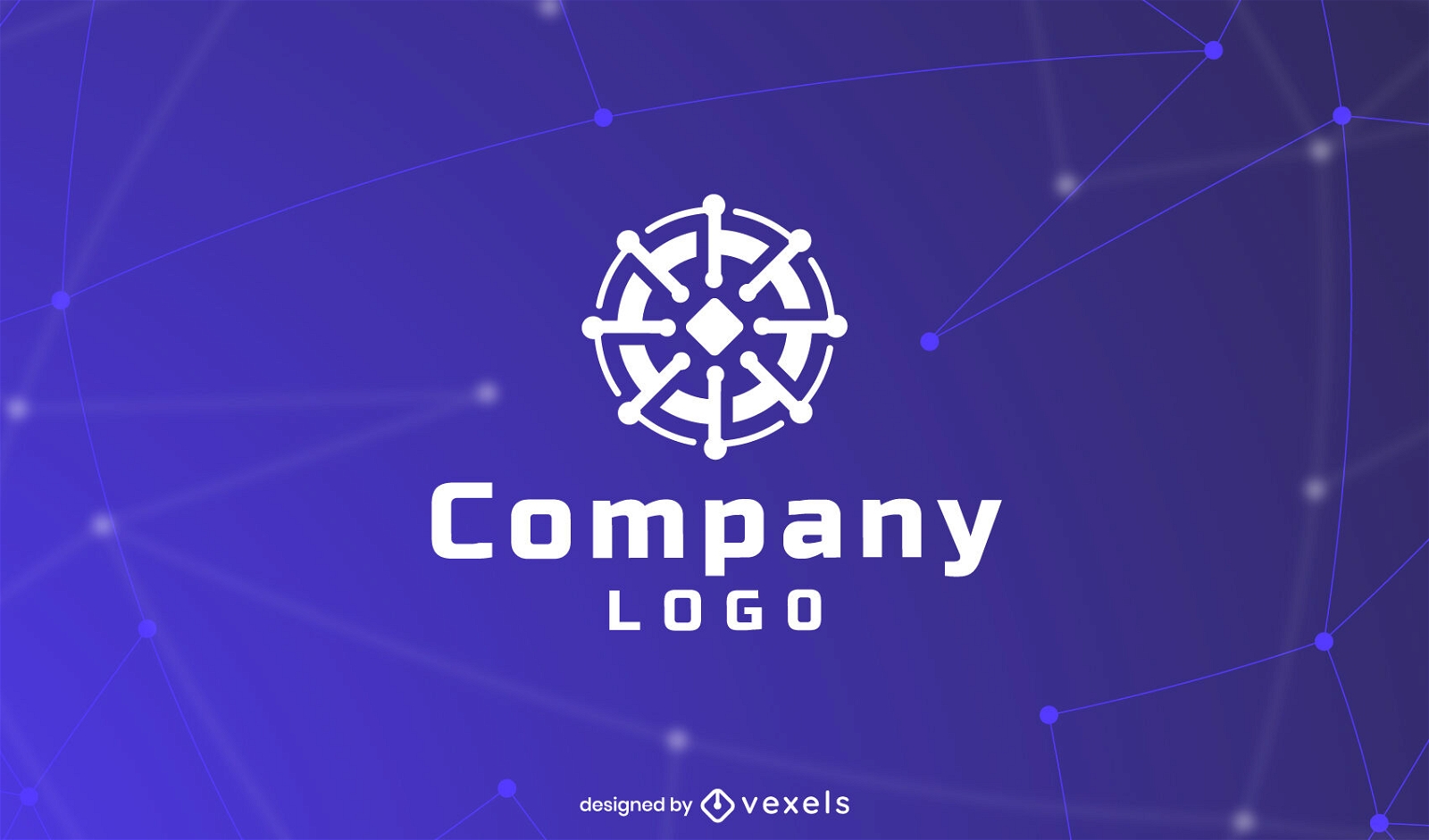 Artificial Intelligende company logo template design
