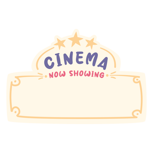 Vintage-Kino-Festzelt-Schild-Design PNG-Design