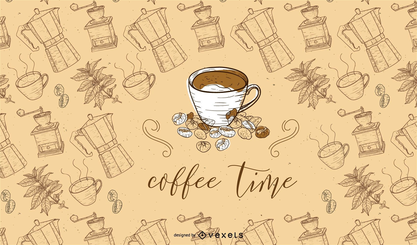 Coffee Time Background