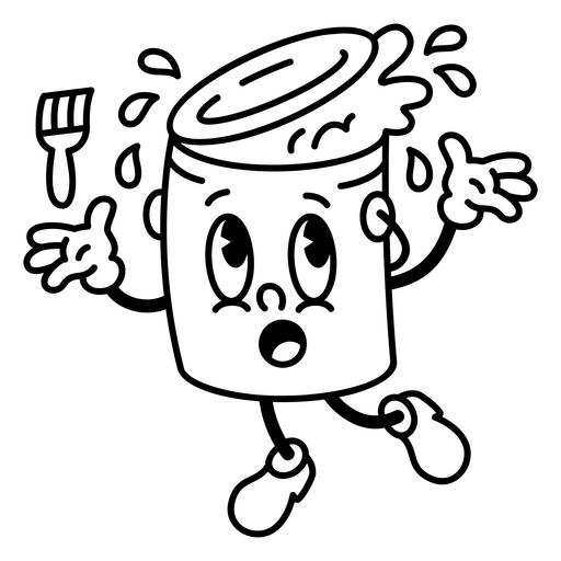Design de personagens de desenhos animados lúdicos Desenho PNG