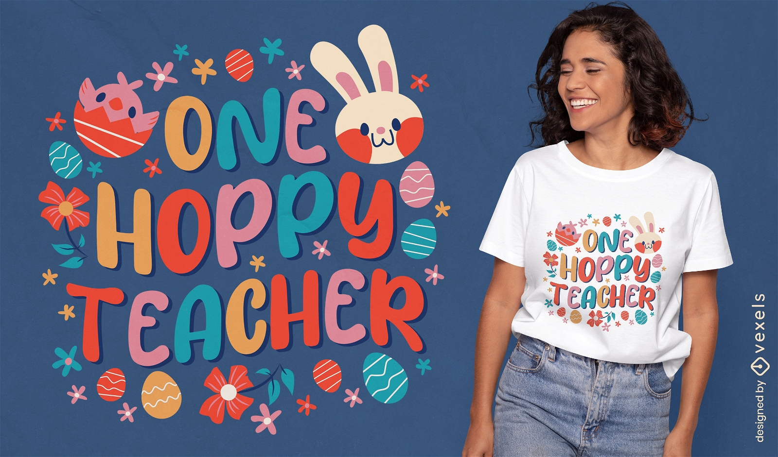 Hopfenreiches Lehrer-Ostern-T-Shirt-Design