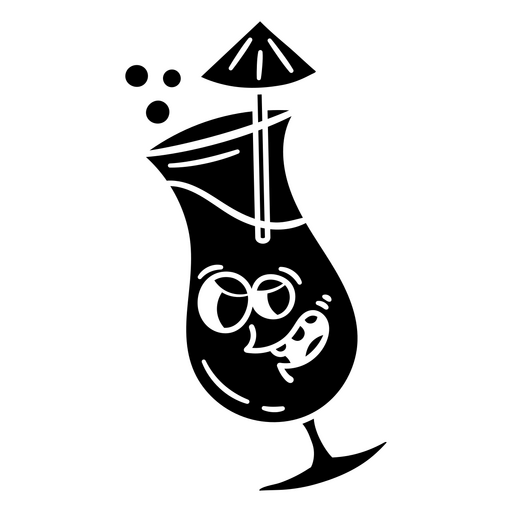Design de ilustração de coquetel lúdico Desenho PNG