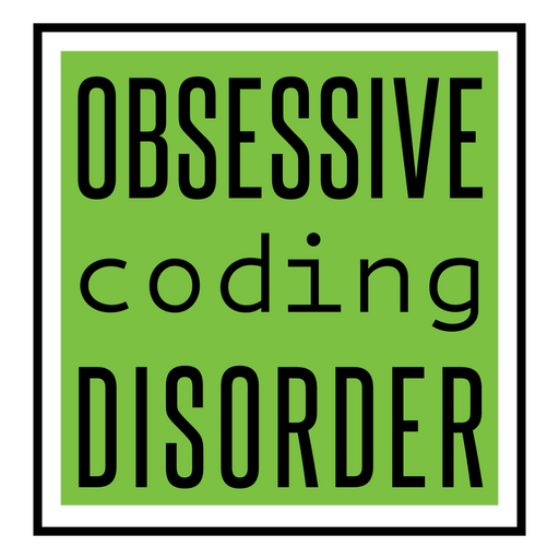 Obsessive coding disorder PNG Design