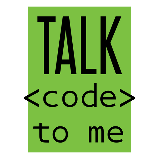 Vibrant coding quote design PNG Design