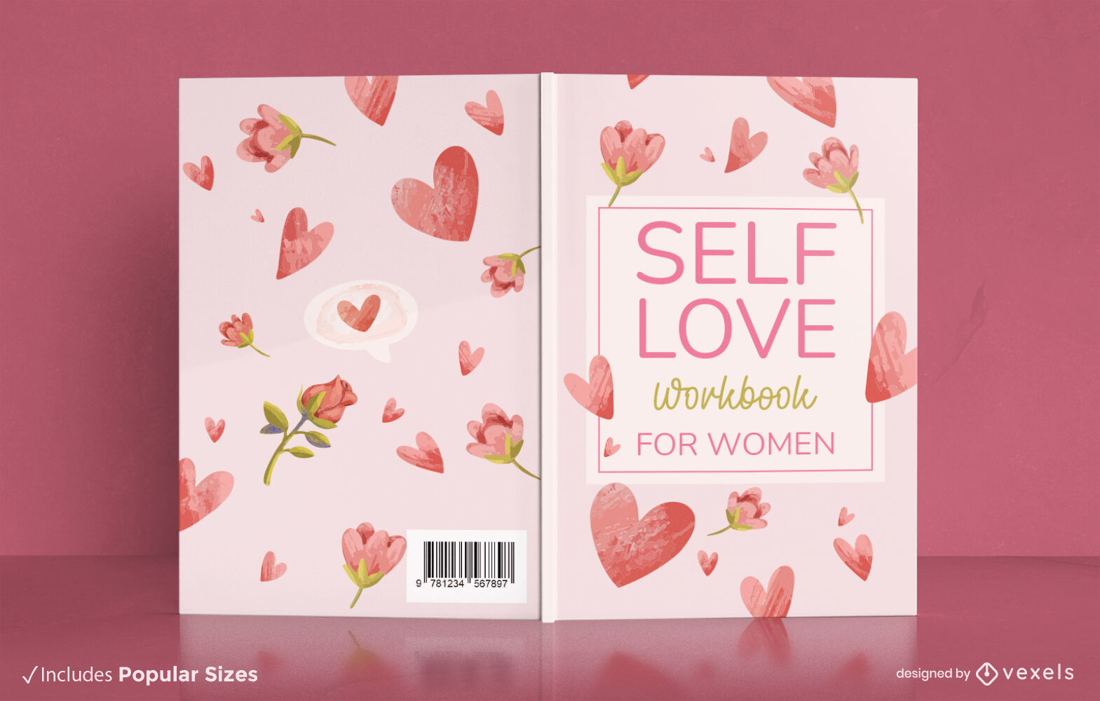 Selbstliebe für Frauen, Buchcover-Design KDP