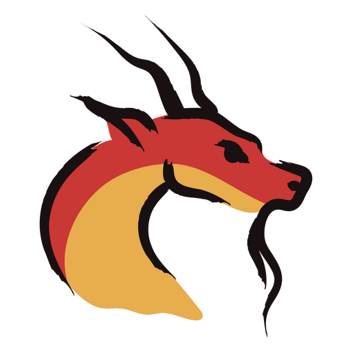 The head of a dragon PNG Design