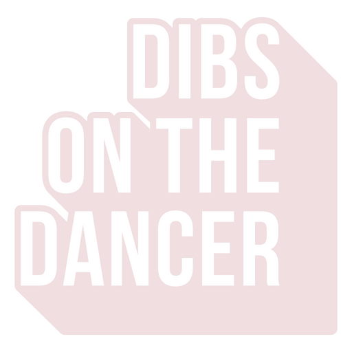 Design de citação de dançarina brincalhona Desenho PNG