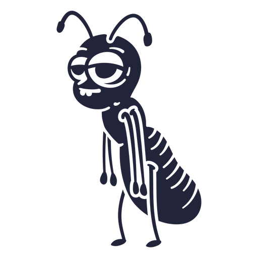 Ant is standing PNG Design